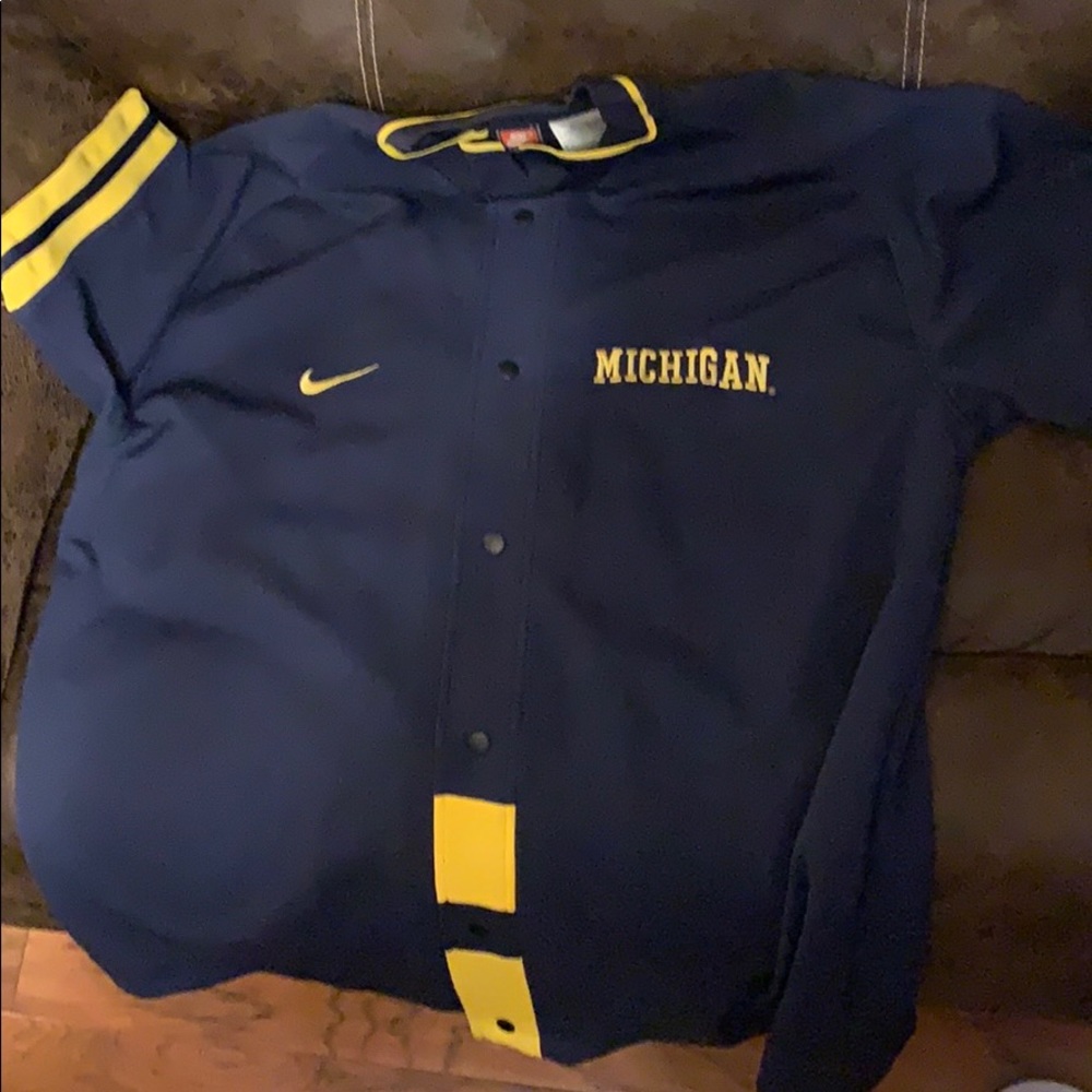 Nike Michigan varsity baseball jersey